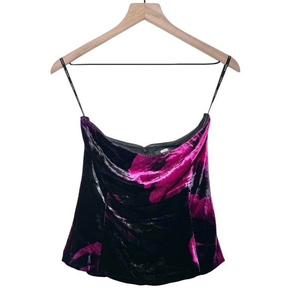 Retrofete Nat Top in Acid Roses - Picture 3 of 7